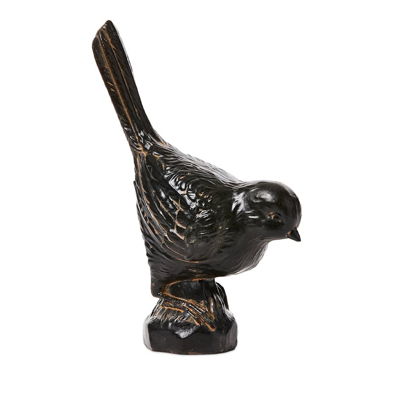 Park Bird Brown Ornament Looking Down