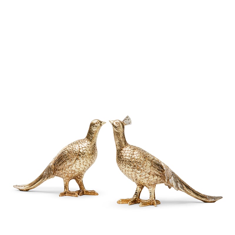 Female Gold Partridge Ornament