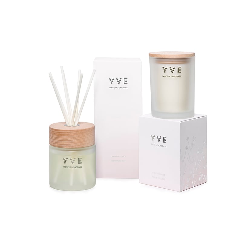 YVE Home Fragrance White Lemongrass Candle