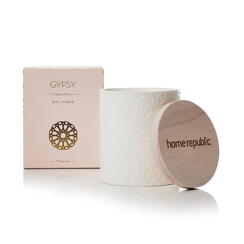 Gypsy Cactus Flower Candle