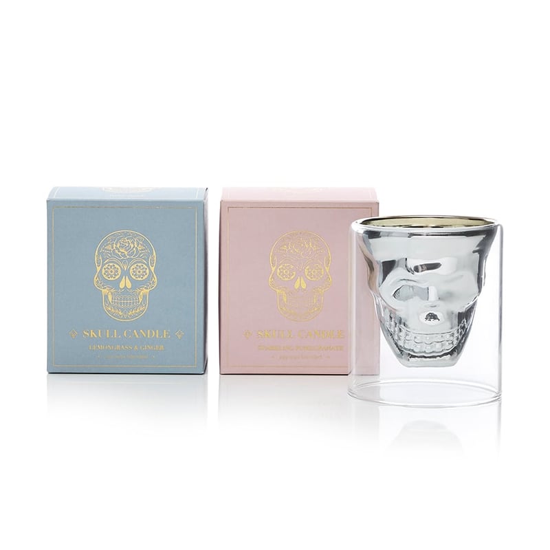Skull Clear Candle Lemongrass & Ginger