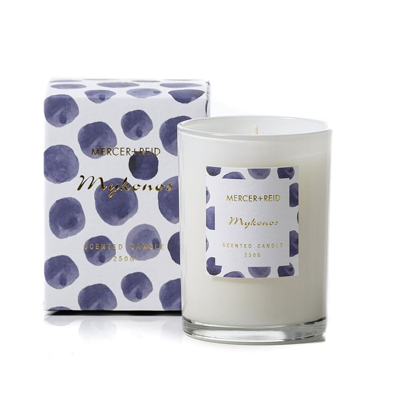 Holiday Mykonos Blue Candle