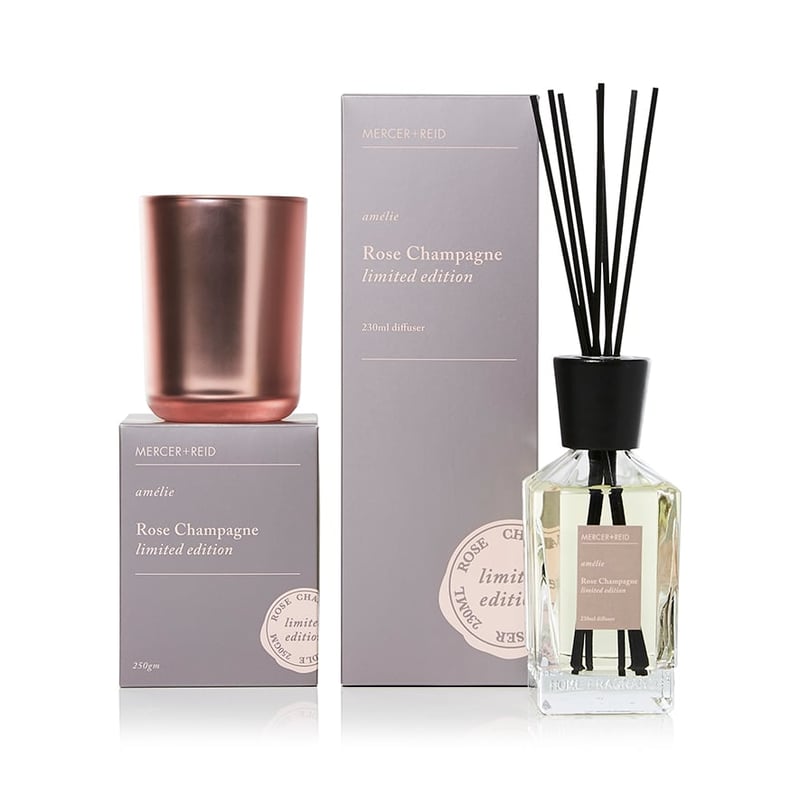 Amelie Rose Champagne Candle