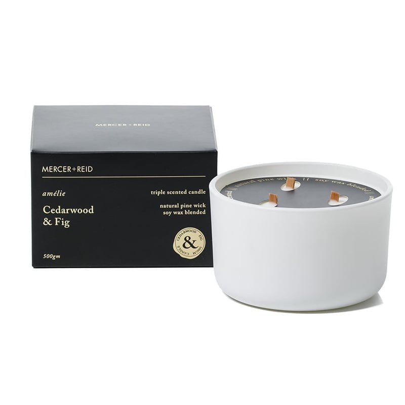 Amelie Collection Cedarwood Fig Large Candle