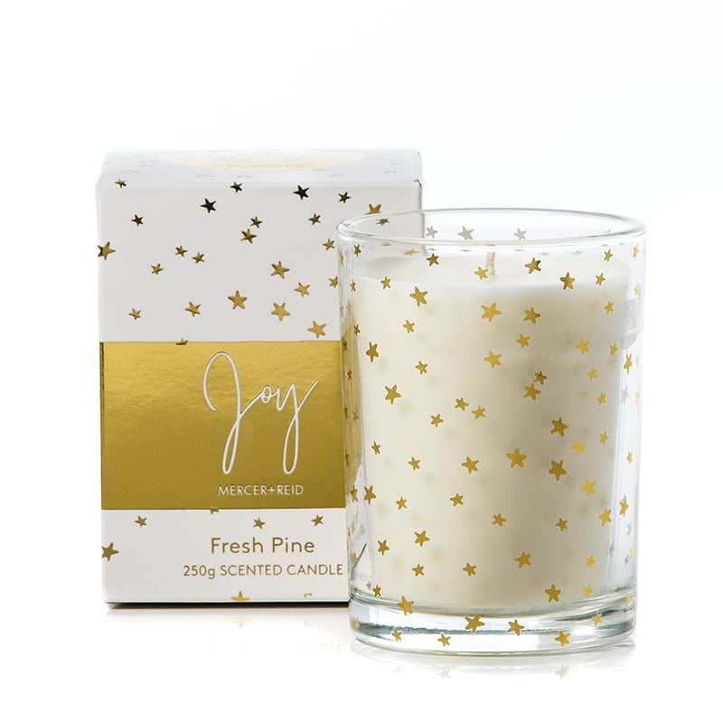 Joy Christmas Candle Fresh Pine