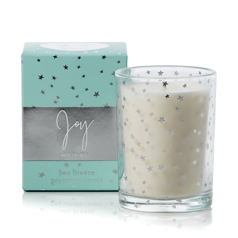 Joy Christmas Candle Sea Breeze