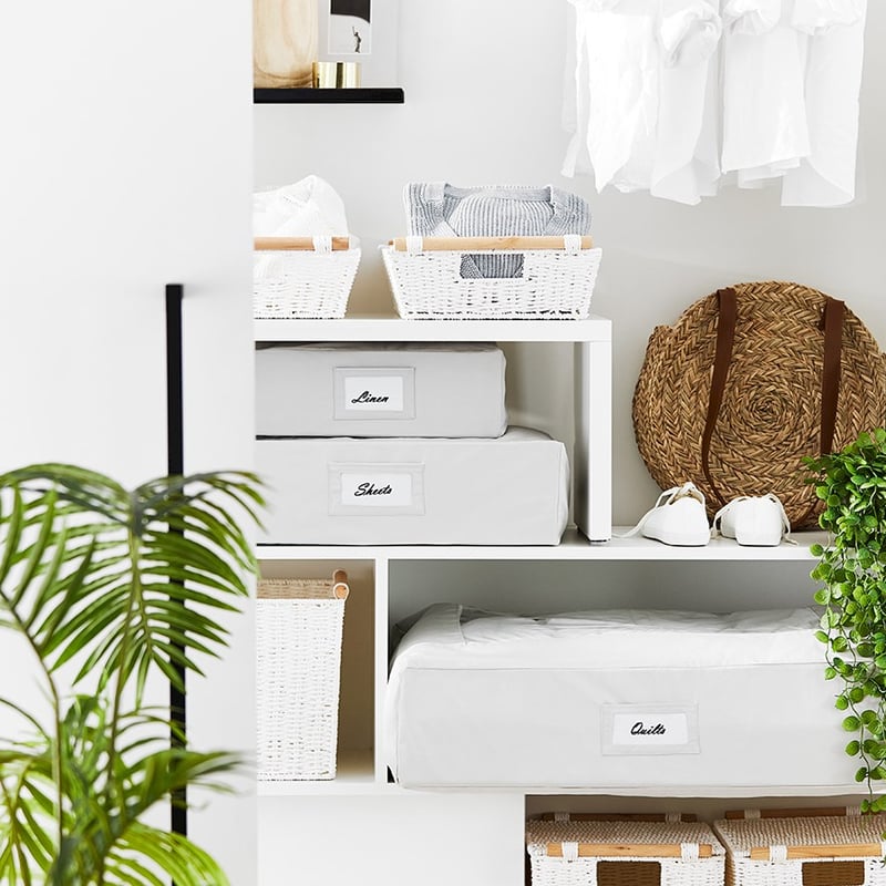Light Grey Cotton Storage Bags