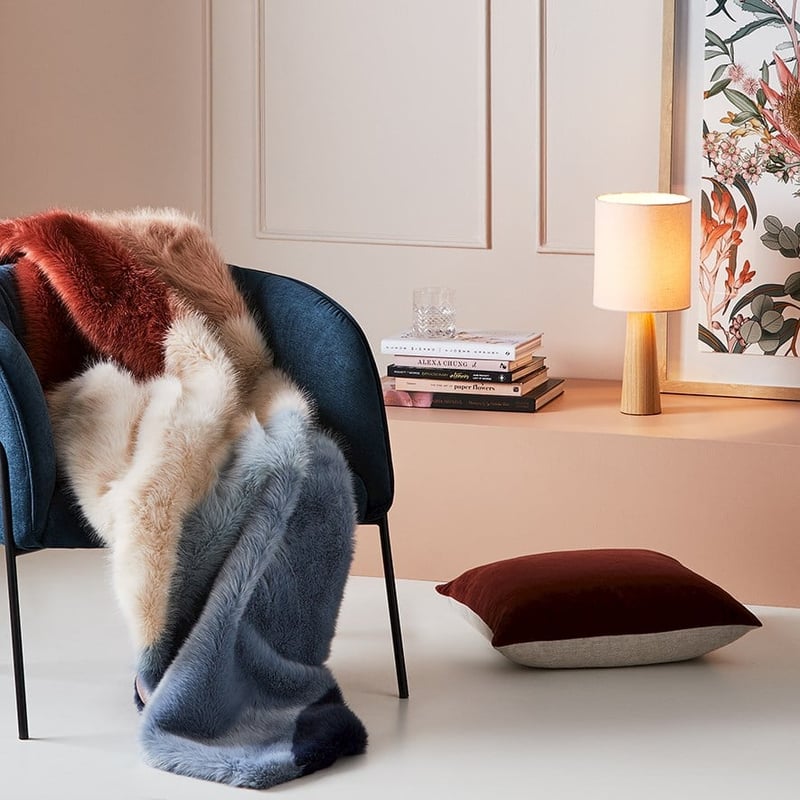 Ava Blush & Natural Table Lamp