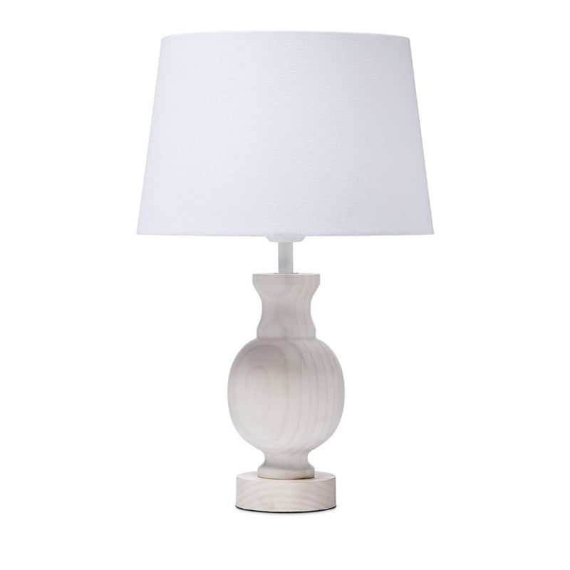 Willow Whitewash Table Light 