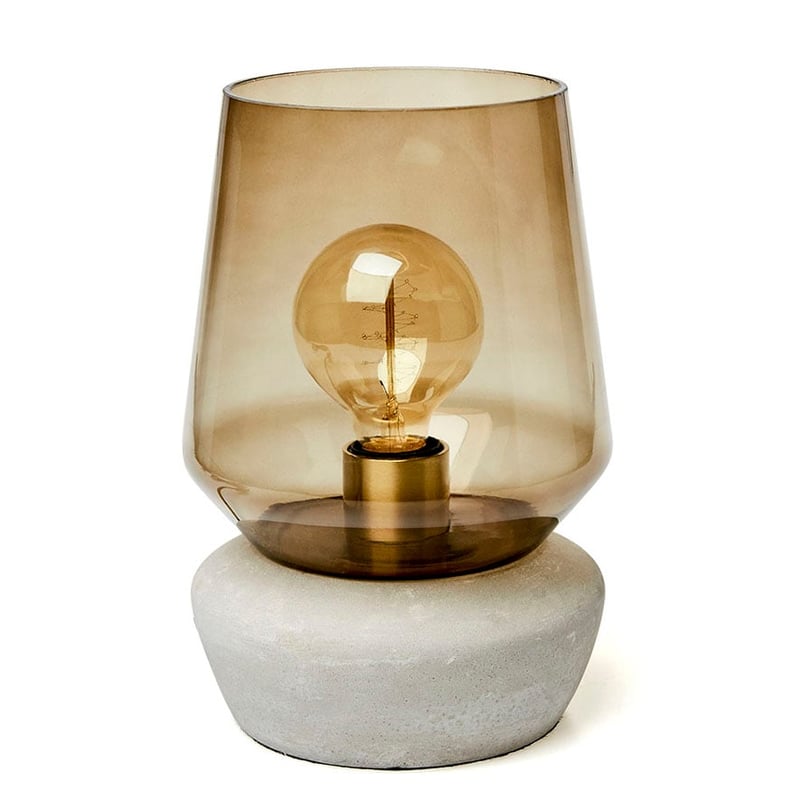 Aeron Glass Table Lamp Smoke