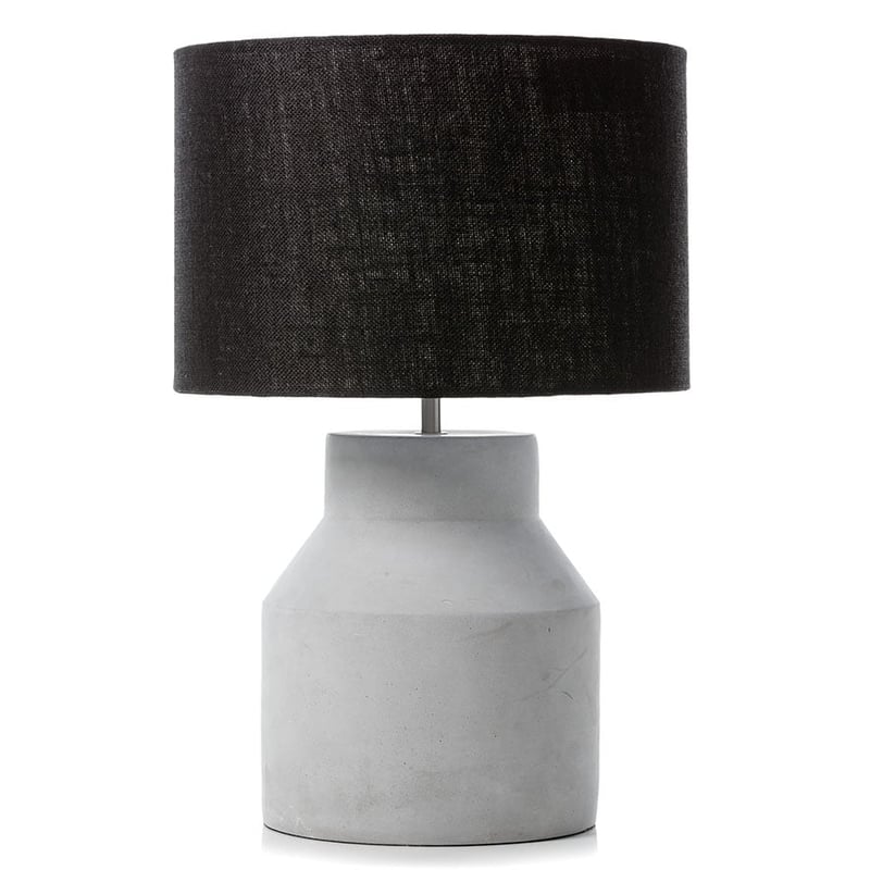 Concrete Table Lamp Grey & Black Phoenix