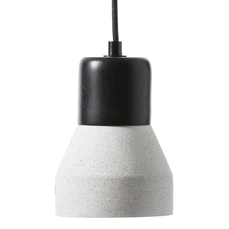 Coda Pendant Light  Black & Stone