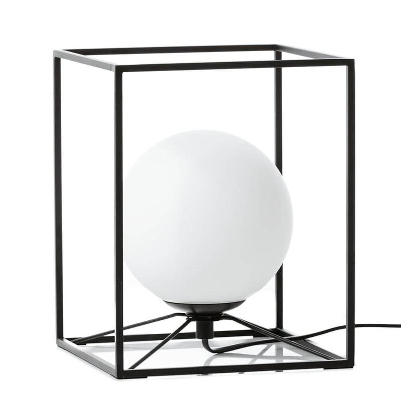 Cube Table Lamp Black