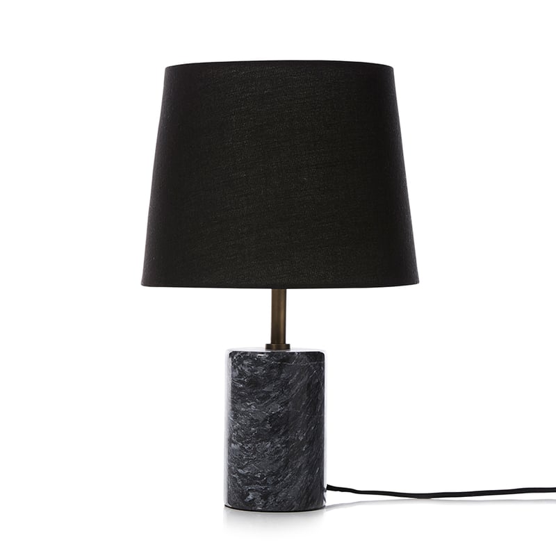 Marble Table Lamp Black