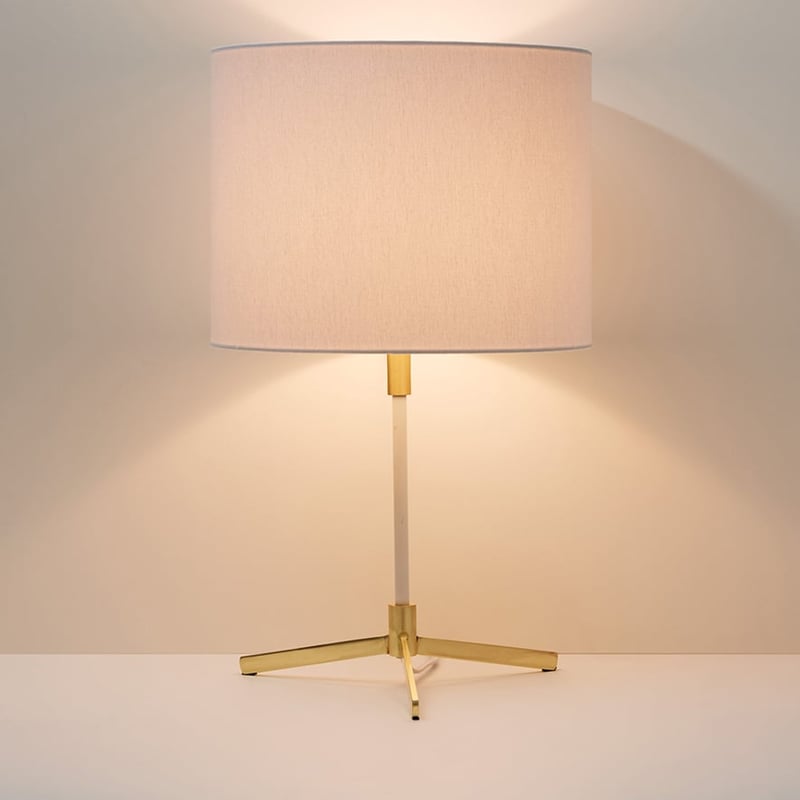 Antwerp White & Gold Table Lamp