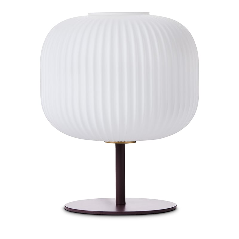 Cumulus Burgundy Table Lamp
