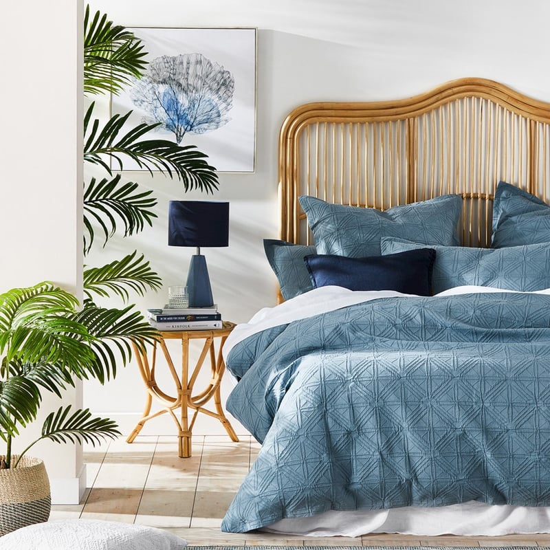 Tobin Blue Denim Mini Table Lamp