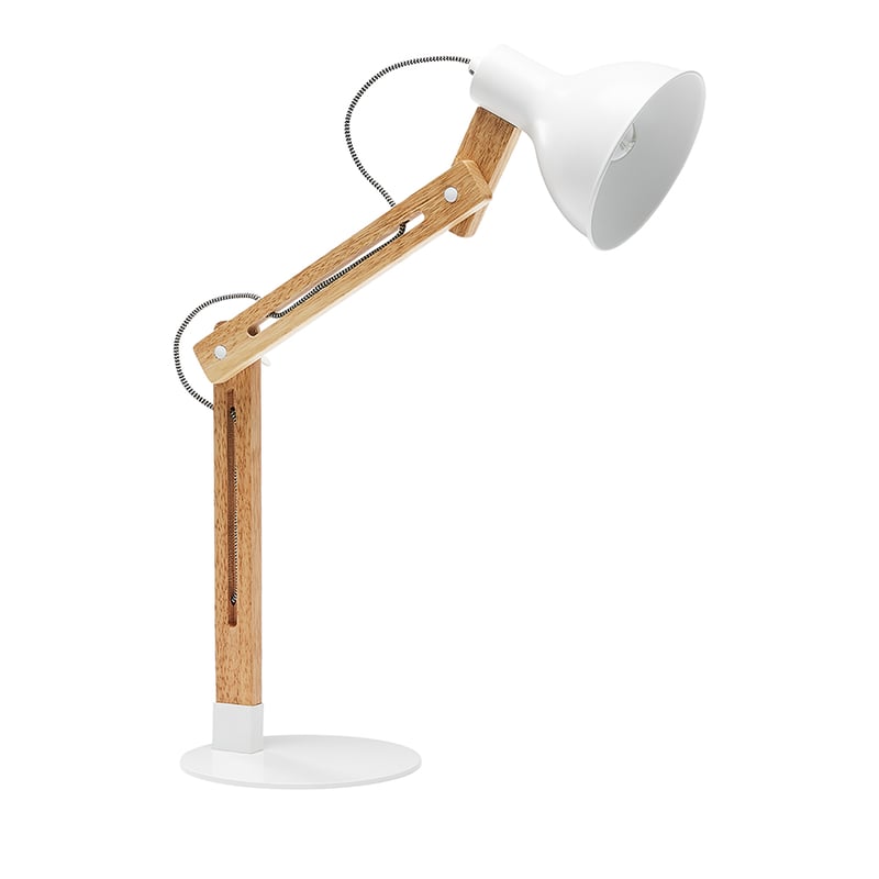Luca White & Natural Table Lamp