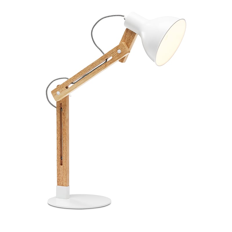 Luca White & Natural Table Lamp
