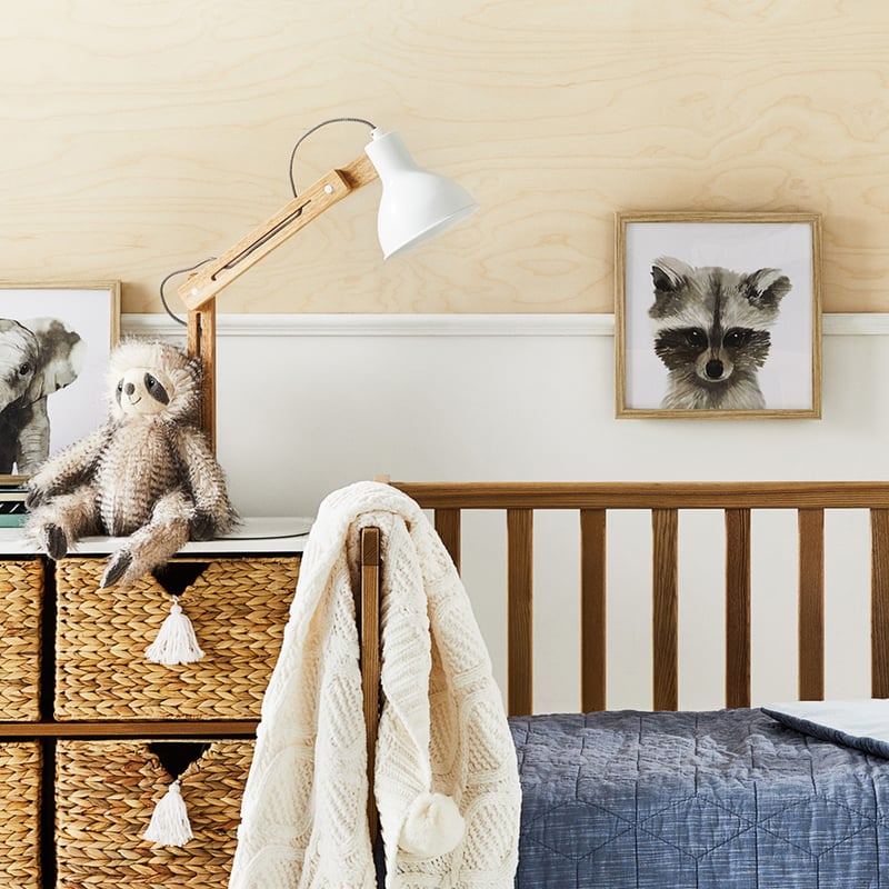 Luca White & Natural Table Lamp