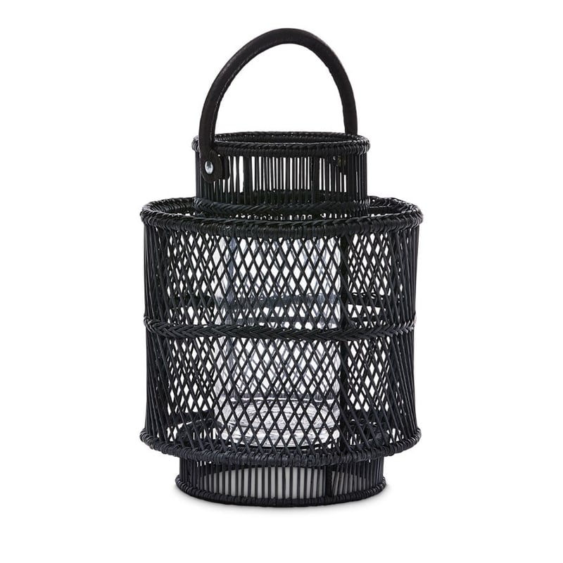 Rattan Black Lantern