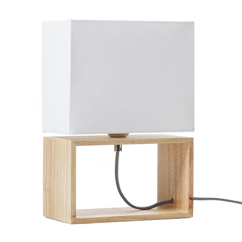 Quebec Table Lamp White