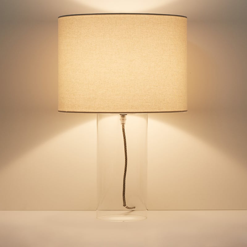Sheer Clear Table Lamp