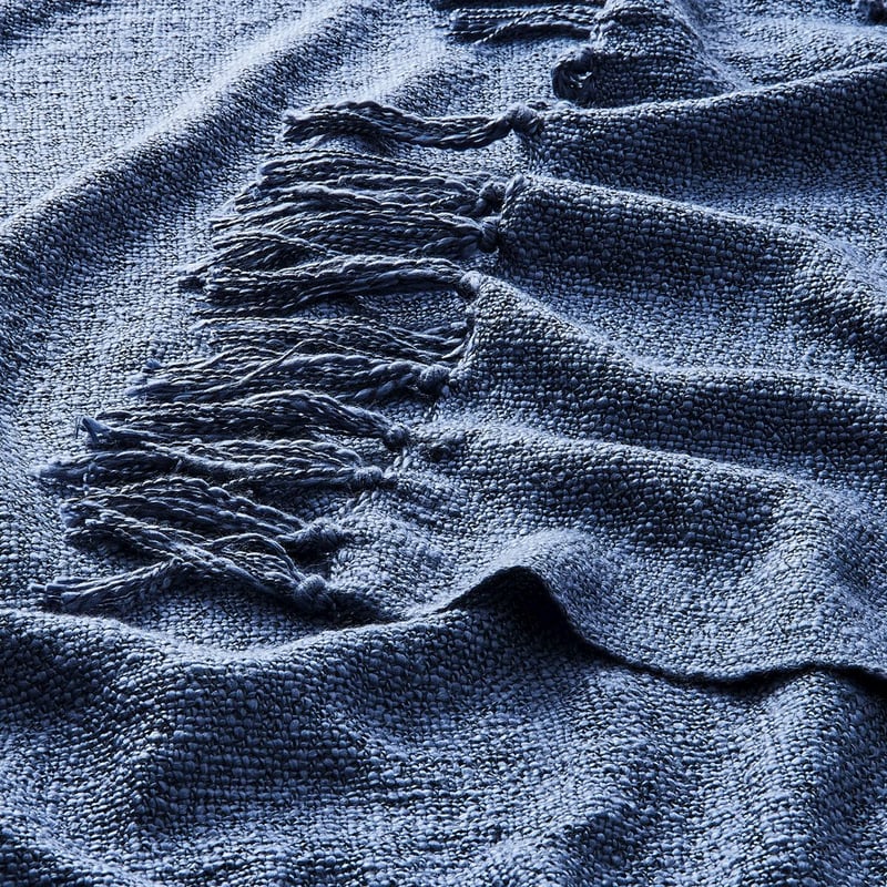 Navy Kent Throw