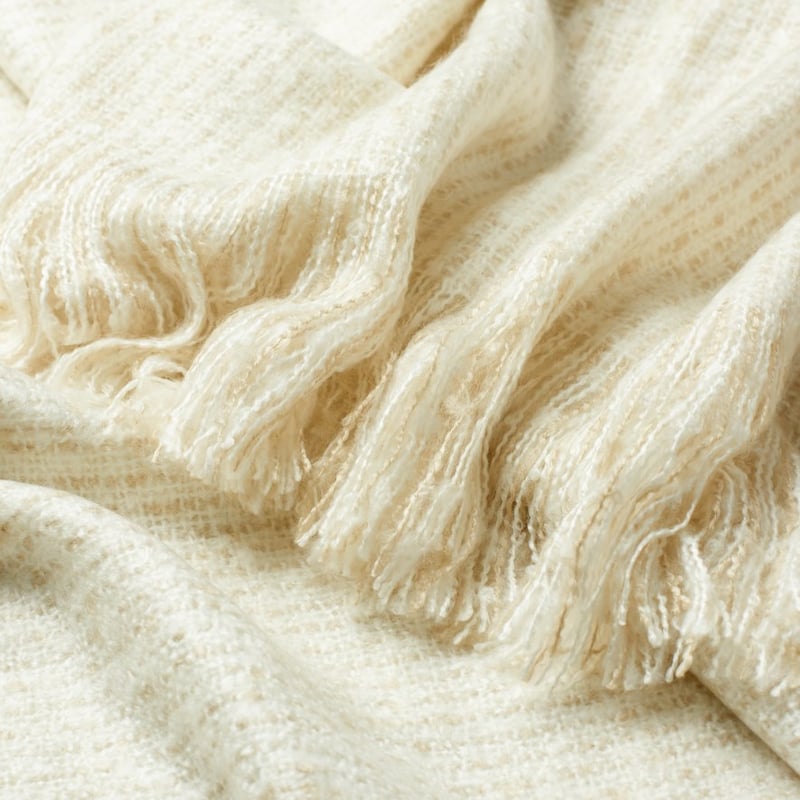 Cliff Ecru Throw