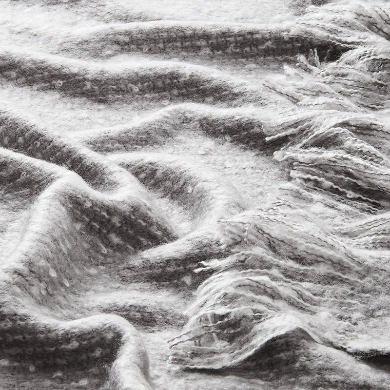 Cliff Grey Throw