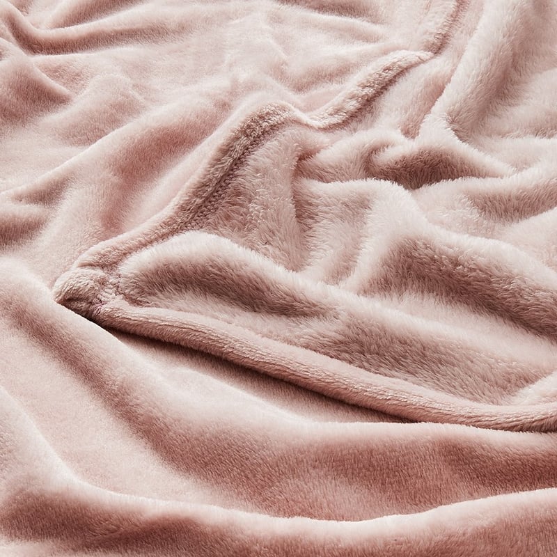 Aspen Blush Fleece Blanket