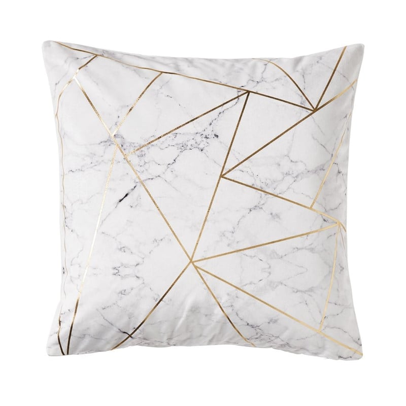 Marble Grey Velvet Cushion