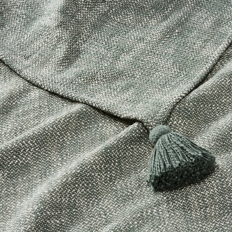 Jaya Dark Sage Natural Throw 