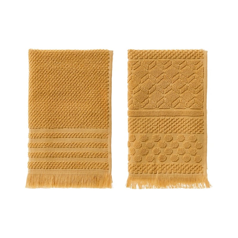 Thyme Mustard Tea Towels 2 Pack
