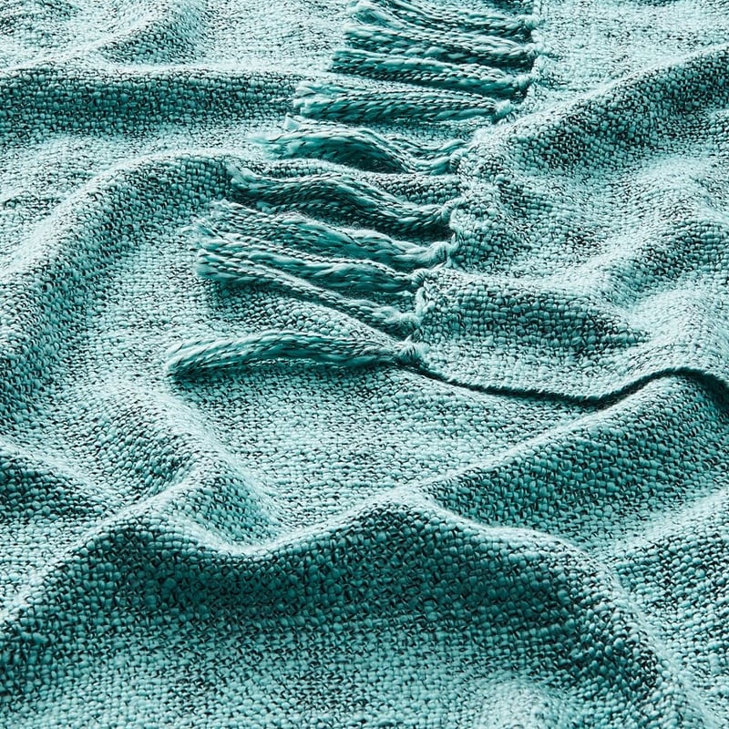 Pearl Aqua Kent Throw