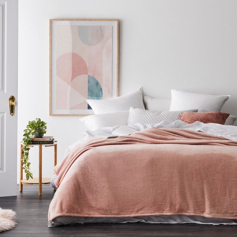 Aspen Blush Fleece Blanket OLD