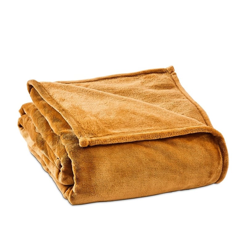 Aspen Mustard Fleece Blanket OLD