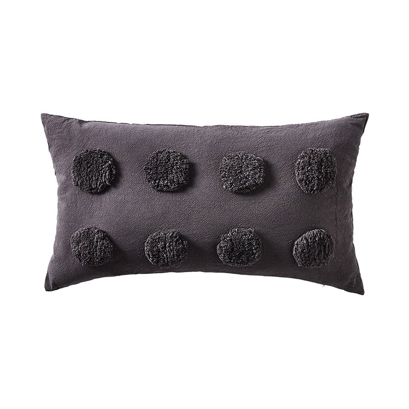 Addison Chenille Slate Long Cushion