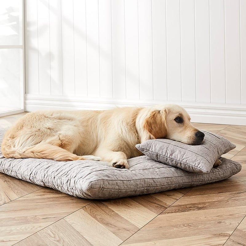 Comfort Collection Vintage Washed Linen Pillowcase Grey Marle