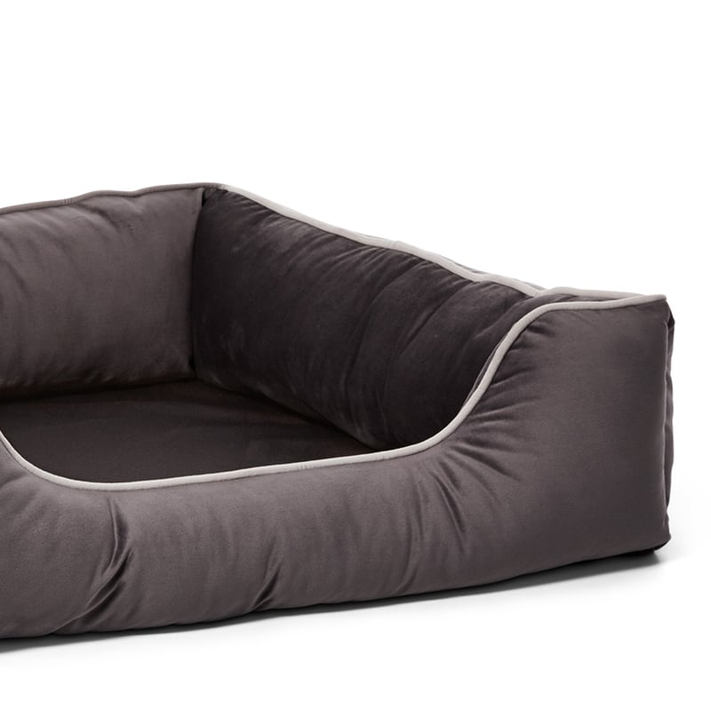 Comfort Collection Velvet Coal Snuggle Mat Bumper