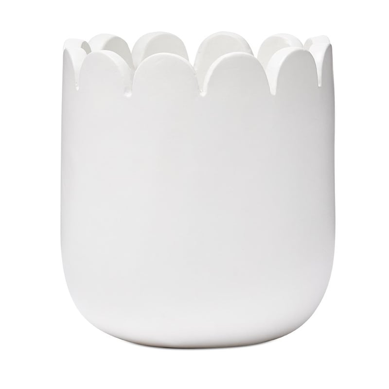 White Petal Pot
