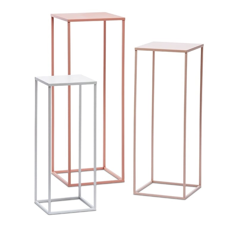 Carlos Light Pink Plant Stand 