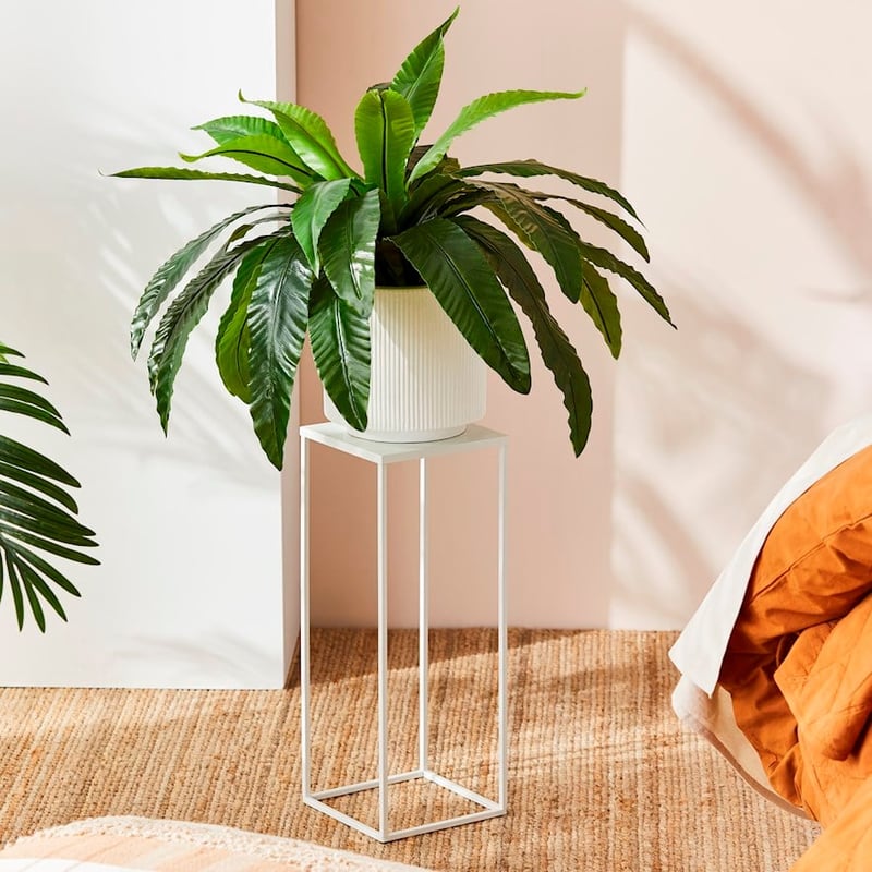 Carlos White Plant Stand 