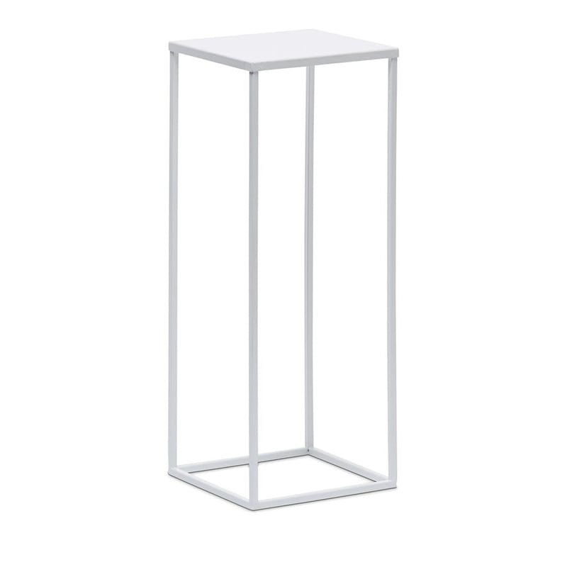 Carlos White Plant Stand 