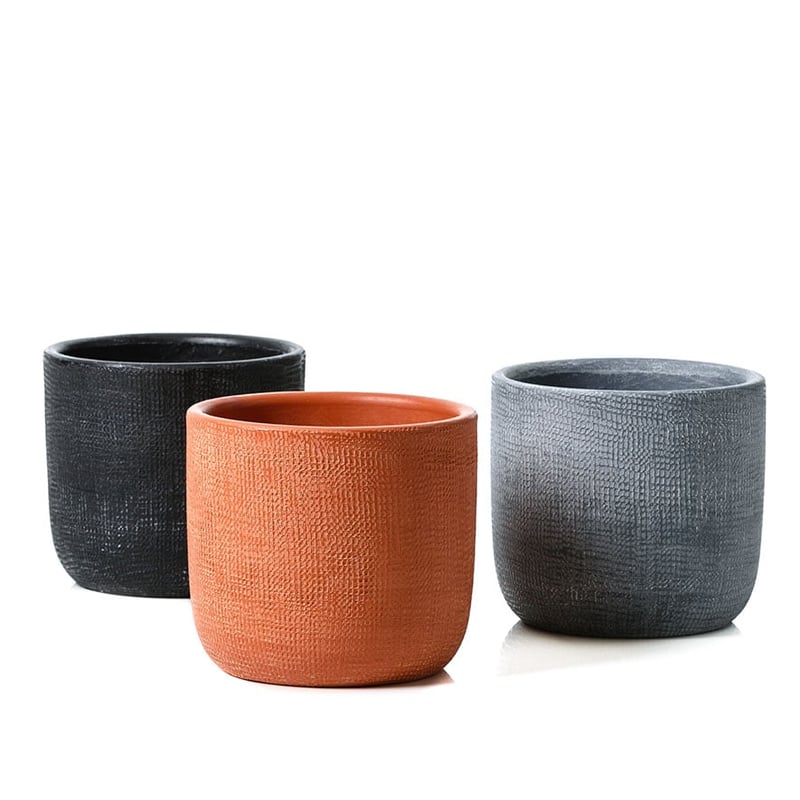 Burnt Orange Madrid Pot