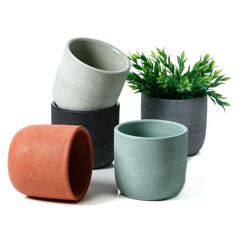 Burnt Orange Madrid Pot