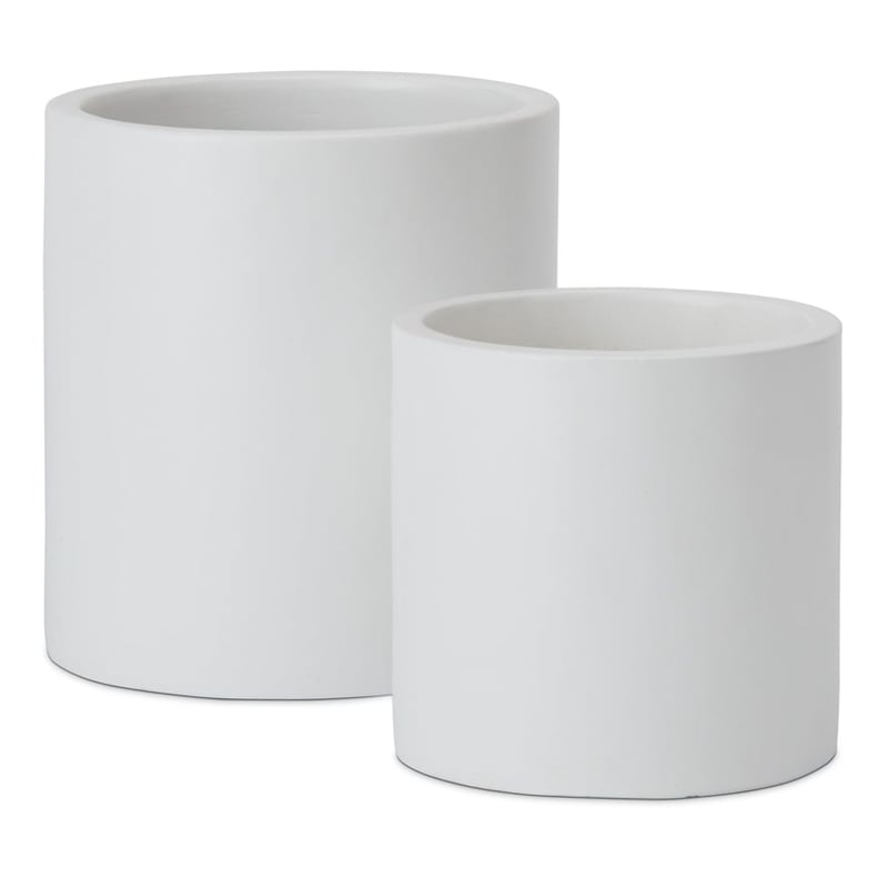 Stark Matte White Small Pot