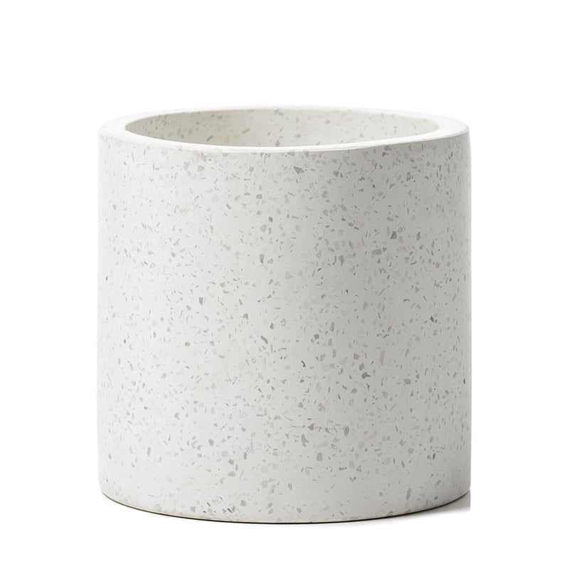 Terrazzo Pot White 