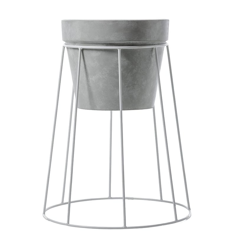 Norsk Plant Stand Grey & White