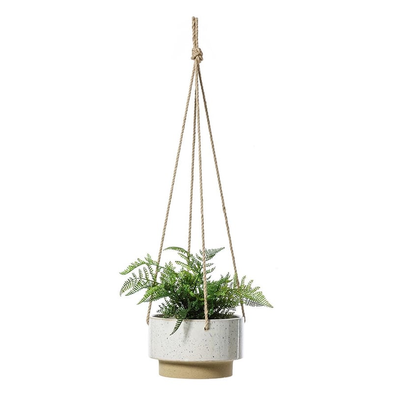 Large Sienna Pot Hanging Cream 